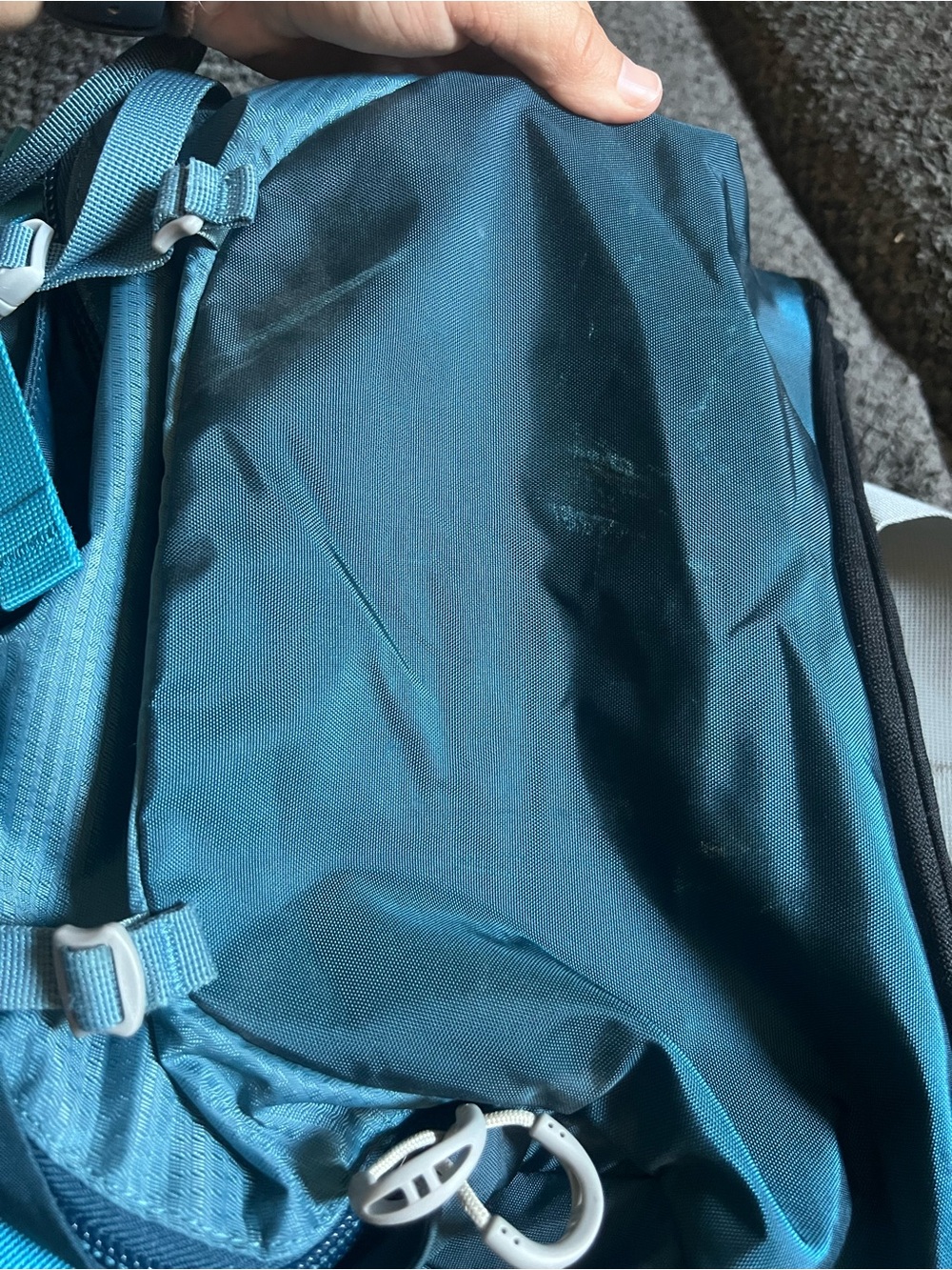 OSPREY AURA AG 50L Challenger Blue Anti-Gravity Backpack Hiking Outdoors 16-19in - Picture 13 of 14